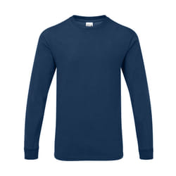Gildan Mens Long Sleeve Hammer Shirt - L, Sport Dark Navy