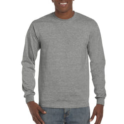 Gildan Mens Long Sleeve Hammer Shirt - XL, Graphite Heather