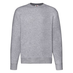 Fruit of the Loom Mens Premium Set-in Sweatshirt - XL, Heather Grey