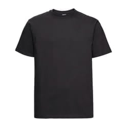 Russell Mens Classic Heavyweight T-Shirt - L, Black