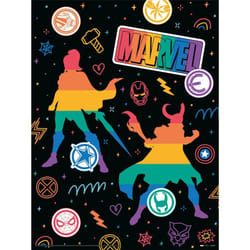 Marvel Pride Rainbow Icons Print