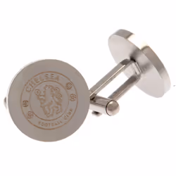 Chelsea FC Round Stainless Steel Cufflinks