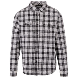 Trespass Mens Portlaw Checked Shirt - M, Black/White