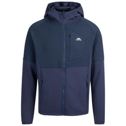 Trespass Mens Bani Active Full Zip Hoodie - XL, Navy