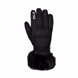 Trespass Womens/Ladies Dirin Leather Ski Gloves - M, Black