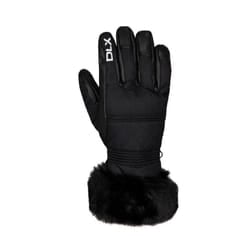 Trespass Womens/Ladies Dirin Leather Ski Gloves - S, Black