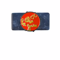 The Beatles Love Drum Money Clip - One Size, Blue/Orange