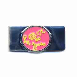 The Beatles Love Drum Money Clip - One Size, Blue/Pink
