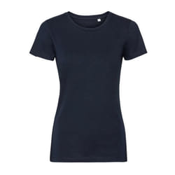 Russell Womens/Ladies Organic Short-Sleeved T-Shirt - XS, French Navy