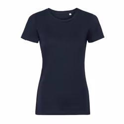 Russell Womens/Ladies Organic Short-Sleeved T-Shirt - M, French Navy