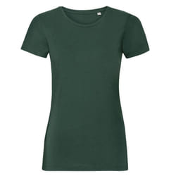 Russell Womens/Ladies Organic Short-Sleeved T-Shirt - S, Bottle Green