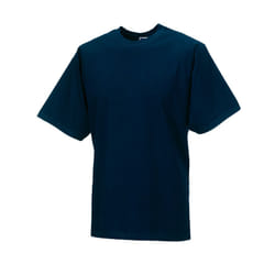 Russell Mens Organic Short-Sleeved T-Shirt - XS, French Navy