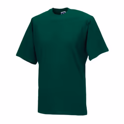 Russell Mens Organic Short-Sleeved T-Shirt - 3XL, Bottle Green
