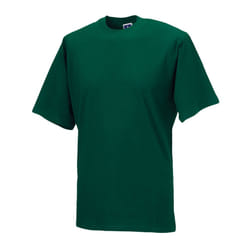 Russell Mens Organic Short-Sleeved T-Shirt - 3XL, Bottle Green