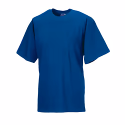Russell Mens Organic Short-Sleeved T-Shirt - XS, Bright Royal Blue