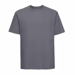 Russell Mens Organic Short-Sleeved T-Shirt - XS, Convoy Grey
