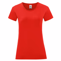 Fruit of the Loom Girls T-Shirt - 9-11 Years, Red
