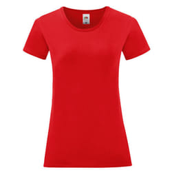 Fruit of the Loom Girls T-Shirt - 9-11 Years, Red