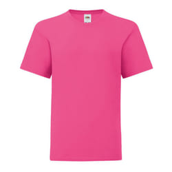 Fruit of the Loom Childrens/Kids T-Shirt - 12-13 Years, Fuchsia