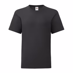 Fruit of the Loom Childrens/Kids T-Shirt - 12-13 Years, Black