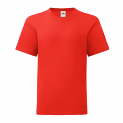 Fruit of the Loom Childrens/Kids T-Shirt - 12-13 Years, Red