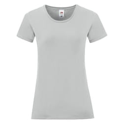 Fruit of the Loom Womens/Ladies Iconic T-Shirt - M, Zinc
