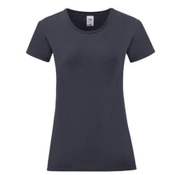 Fruit of the Loom Womens/Ladies Iconic T-Shirt - M, Deep Navy