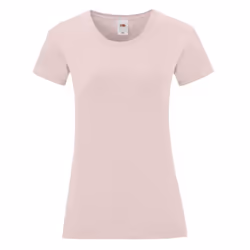 Fruit of the Loom Womens/Ladies Iconic T-Shirt - XXL, Powder Rose