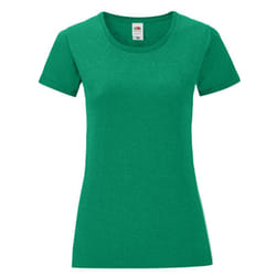 Fruit of the Loom Womens/Ladies Iconic T-Shirt - XS, Heather Green