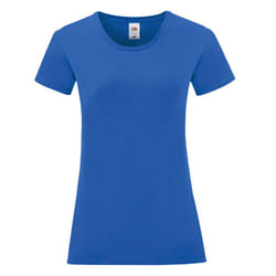 Fruit of the Loom Womens/Ladies Iconic T-Shirt - XS, Royal Blue