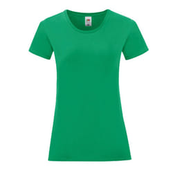 Fruit of the Loom Womens/Ladies Iconic T-Shirt - XXL, Kelly Green