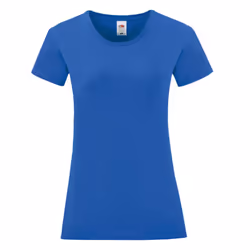 Fruit of the Loom Womens/Ladies Iconic T-Shirt - XXL, Royal Blue