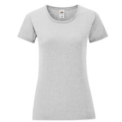 Fruit of the Loom Womens/Ladies Iconic T-Shirt - S, Heather Grey