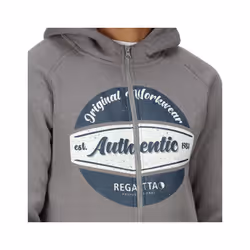 Regatta Mens Orginal Full Zip Hoodie - L, Rock Grey Marl