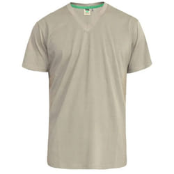 Duke Mens Signature-1 V-Neck T-Shirt - M, Khaki