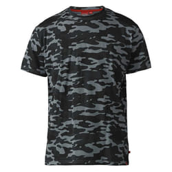 Duke Mens D555 Gaston Camouflage Kingsize Short-Sleeved T-Shirt