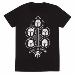 Star Wars: The Mandalorian Unisex Adult Strength Is Survival T-Shirt