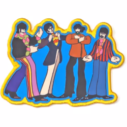 The Beatles Yellow Submarine Sub Band Woven Standard Patch