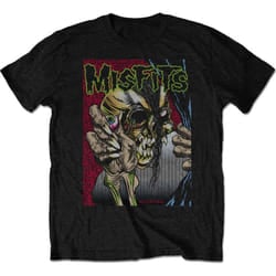 Misfits Unisex Adult Pushead T-Shirt - S, Black
