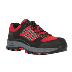Regatta Mens Sandstone Safety Trainers - 8 UK, Red/Black