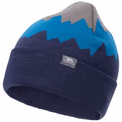 Trespass Mens Cobbler Beanie - One Size, Storm Grey/Bondi Blue/Navy