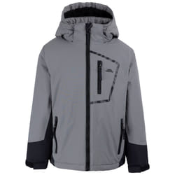 Trespass Boys Elder Contrast Jacket - 11-12 Years, Storm Grey