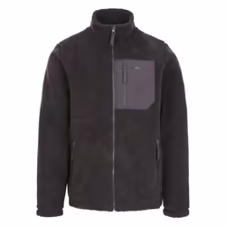 Trespass Mens Buck Fleece Jacket - XXL, Dark Grey