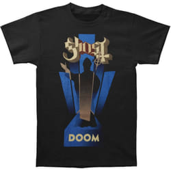 Ghost Unisex Adult Doom T-Shirt - XXL, Black