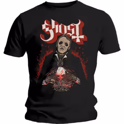Ghost Unisex Adult Danse Macabre T-Shirt - M, Black