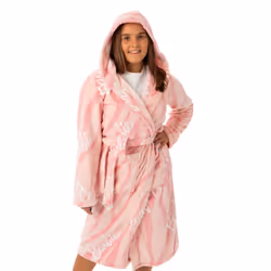 Barbie Womens/Ladies Hooded Dressing Gown - XL, Pink