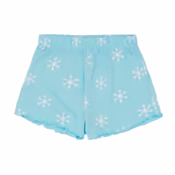 Frozen Girls Anna And Elsa Short Pyjama Set - 3-4 Years, Blue/White/Orange