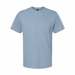Gildan Unisex Adult Softstyle Midweight T-Shirt - M, Stone Blue
