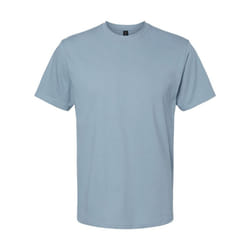 Gildan Unisex Adult Softstyle Midweight T-Shirt - S, Stone Blue