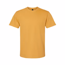 Gildan Unisex Adult Softstyle Midweight T-Shirt - S, Mustard